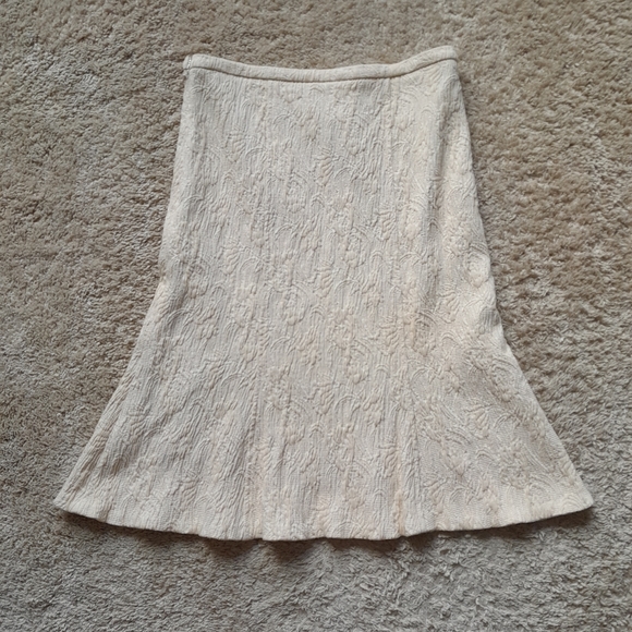 Yoana Baraschi skirt cream textured women's 6 - Picture 6 of 11